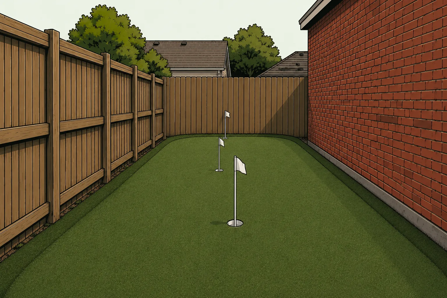 Practice Putting Green